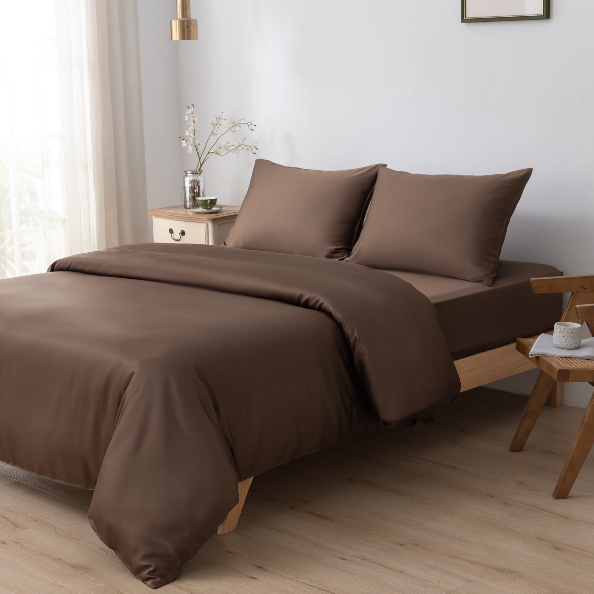 Kussenslopen - Coffee Brown - Premium