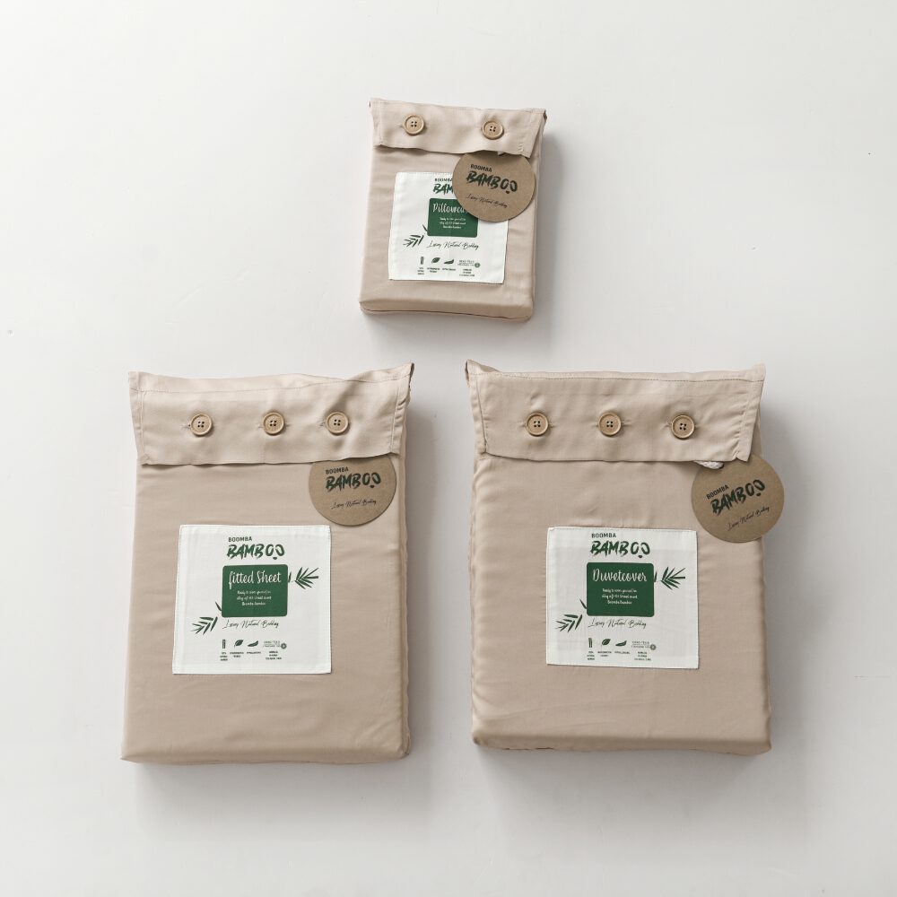 Eenpersoons Beddengoedset - Soft Taupe