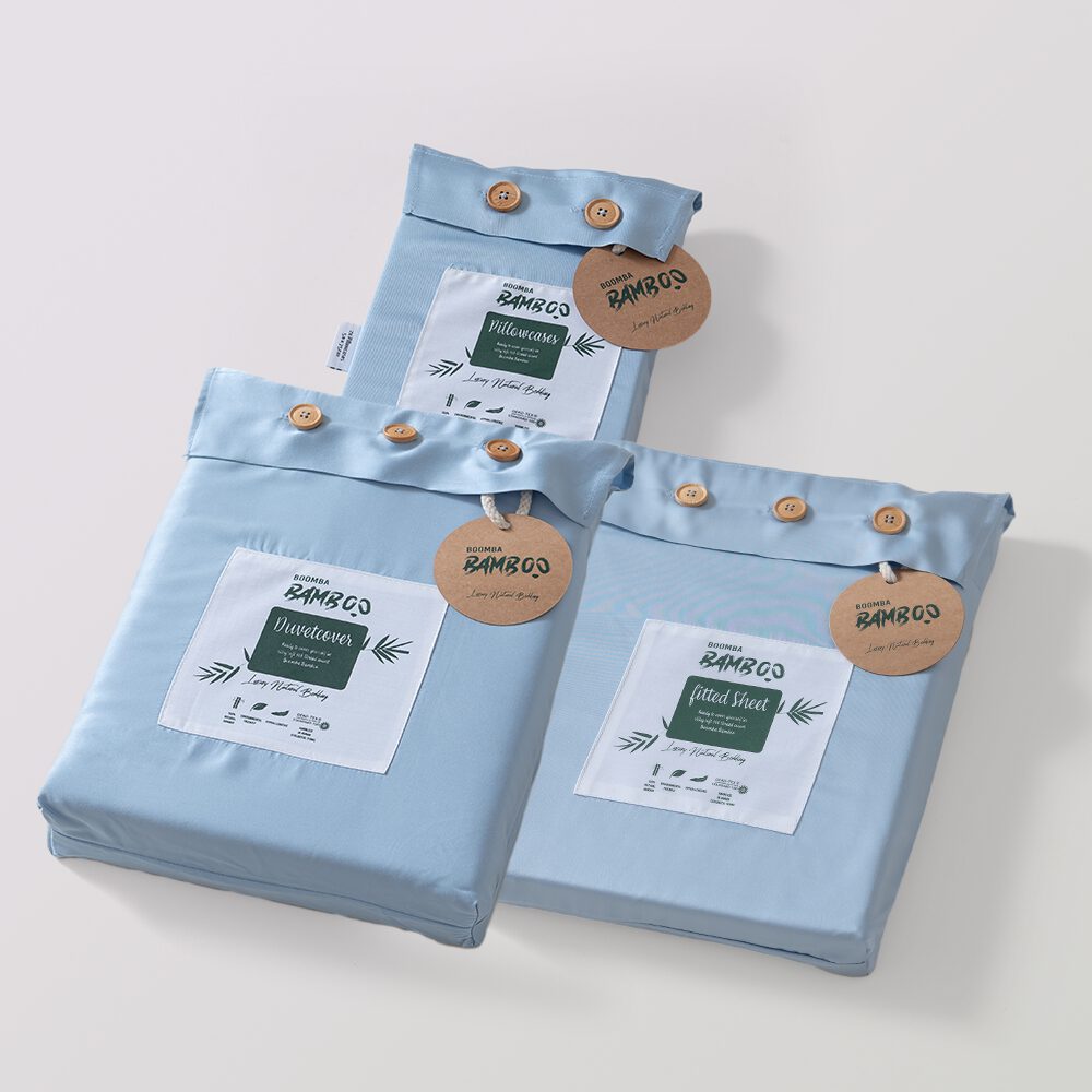 Eenpersoons Beddengoedset Xl - Sky Blue