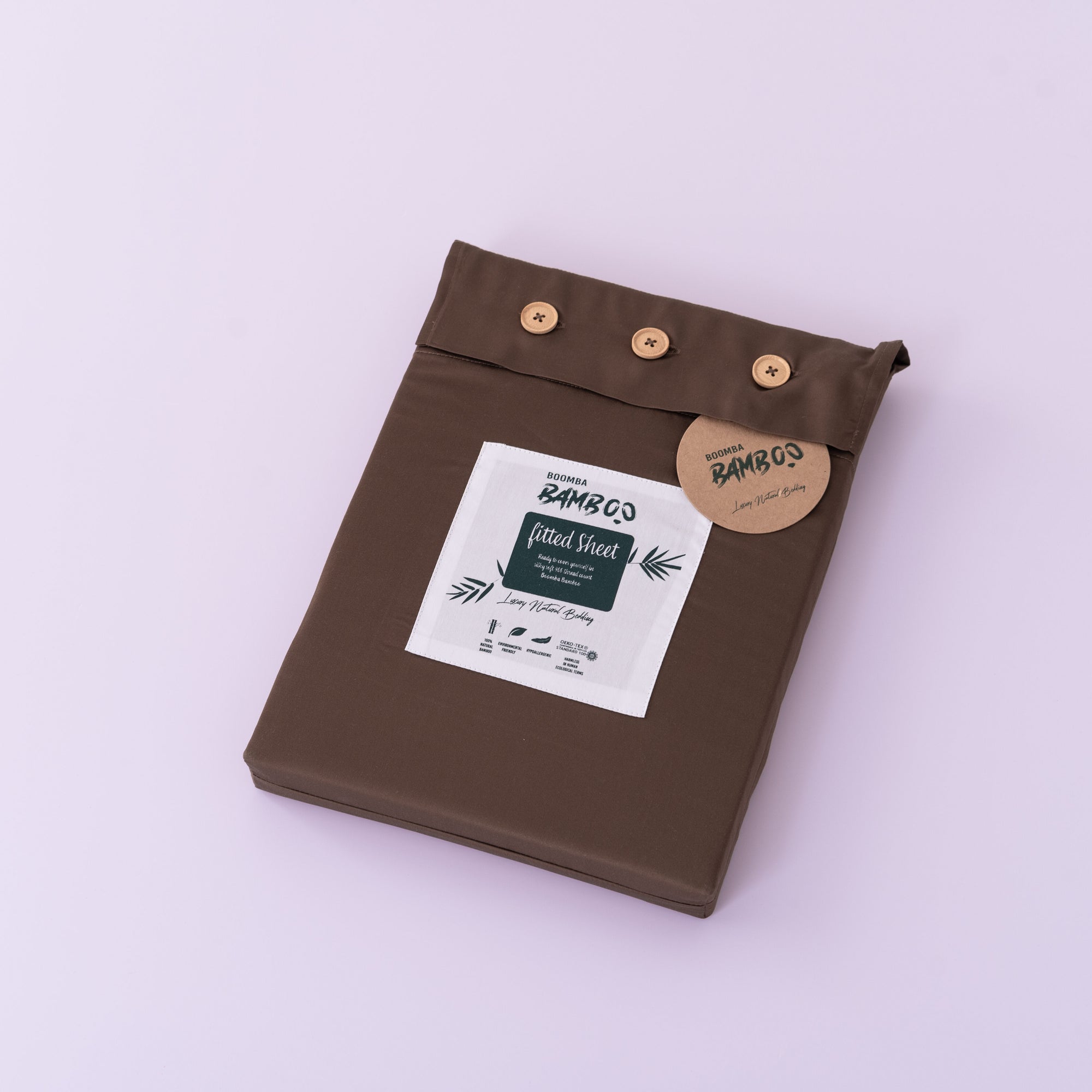 Eenpersoons Beddengoedset - Coffee Brown