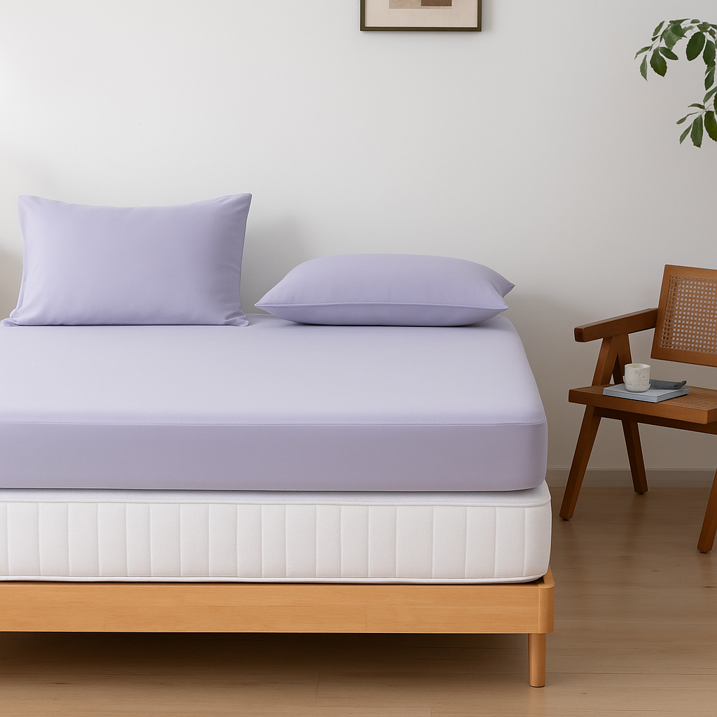 Hoeslaken (Topdekmatras) - Lavender Mist - Premium