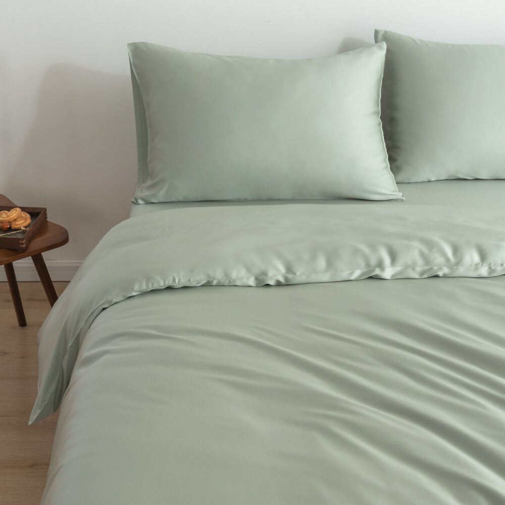 Tweepersoons Beddengoedset Xl - Sage Green